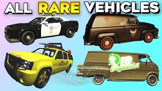 GTA 5 Online How to Get All 10 Rare Vehicles / Cars