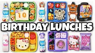 School Lunch TAKEOVER!  Lily's Birthday Lunches - Bunches of Lunches