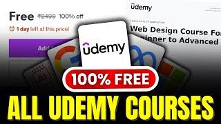 How to Get Paid Udemy Courses for FREE with Certificates in 2025 | FREE Courses