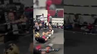 LEAKED FOOTAGE: Shakur Stevenson BREAKS his hand during training!