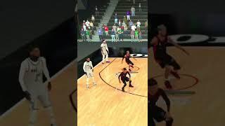 7'0 Center Gets a Blitz Steal and Hits the Fade Three In NBA 2K24 #nba2k24 #nba2k24rec