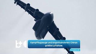 Kampfflugzeuge und Angriffsdrohnen: China zeigt Stärke bei größter Luftshow.