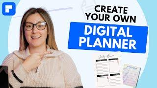 Create an interactive digital planner | Step-by-step tutorial | Free templates