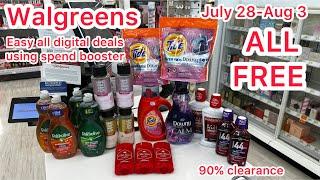 Walgreens Couponing July 28-Aug 3|| Easy all digital deals using spend booster $10/40 & $8/40