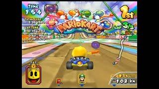 Mario Kart Arcade GP 2 (ARCADE) Pacman In Various Races