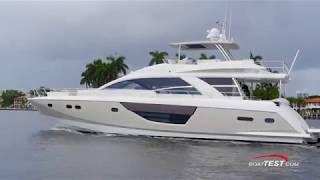 CL Yachts CLA76 Flybridge (2019-) Test Video - By BoatTEST.com