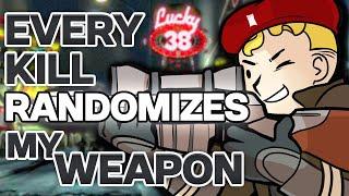 Fallout: New Vegas, But Every Kill Randomizes My Weapon...