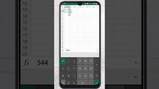 How to add currency symbol in Excel on Mobile shorts