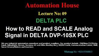Analog input (0~10VDC) Read and SCALE in DELTA PLC#Analog_to_digital_Converter #SCALING_COMMAND