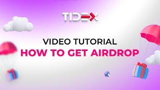 How to get in on the Tidex Airdrop⁉️