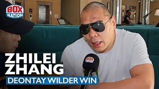 Zhilei Zhang Reflects On His DEVASTATING KNOCKOUT Of Deontay Wilder