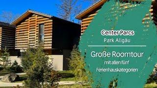 Center Parcs Park Allgäu: Der Ferienhaus-Vergleich (Comfort, Premium, VIP und Exclusive im Detail).