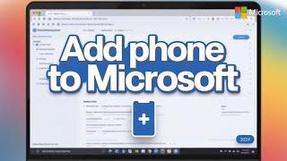 How to Add Phone Number To Microsoft Account 2024