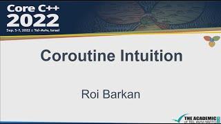 Coroutine Intuition