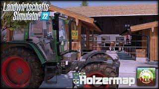 LS22 HOLZERMAP mit TerraLife+ Unterreiter Hof #029 BULLEN sind am Hof