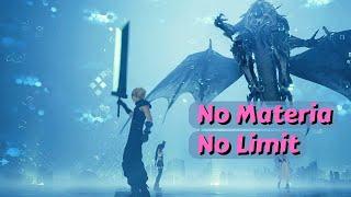 FF VII Remake - Cloud vs Bahamut (feat. Buster sword, No Materia, No Limit)