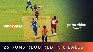 25 Runs Required in 6 Balls - Mumbai Mavericks vs. Haryana Hurricanes | Amazon Prime Video