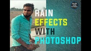 Rain Effect with Adobe Photoshop | Just 1 Minute to Create | Vaans Tutorial | Vaans Tutorial