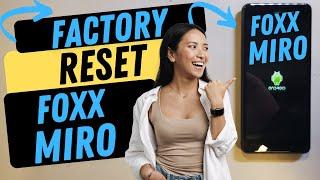 FOXX Miro Factory Reset Hard Reset - How to Reset Foxx Miro L590A