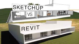 SKETCHUP VS REVIT | CASA CID