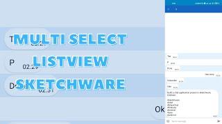 How to make multi select listview in sketchware pro