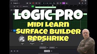 Apple Logic Pro for iPad - Tutorial 30: Midi Learn with Surface Builder and Redshrike