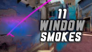 11 Mirage Window Smokes - CS:GO (64 tick)