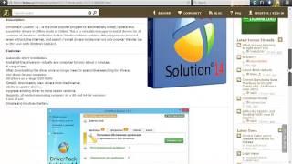 How to Download and Install driverpack solution 14 (No serial number)