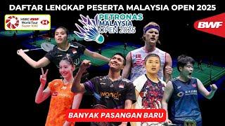 Terbaru! - Daftar Lengkap Peserta Petronas Malaysia Open badminton 2025 ~ Banyak Pasangan Baru