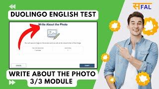 DUOLINGO: Let's Practice with Me | WRITE ABOUT THE PHOTO | Duolingo English Test Practice | DET