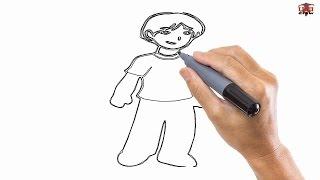 How to Draw a Person: Drawing by UCIDraw