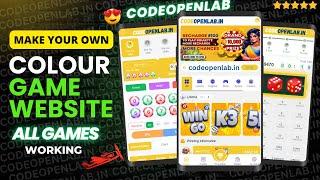 Yellow Color prediction game complete setup in VPS with all games working API | color game developer