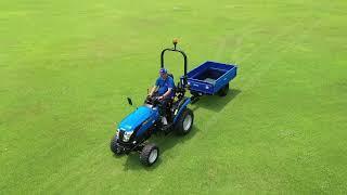 Solis Tractor With 1 Ton Tipping Trailer