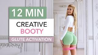 12 MIN CREATIVE BOOTY - magic Glute Activation I knee friendly, no fire hydrants, no squats