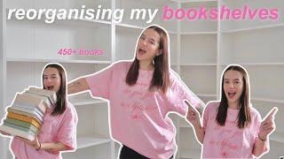 reorganising my bookshelves (getting new shelves & book unhaul)