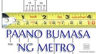 Paano Basahin ang Metro sa Sukat ng Plano, How to Read Steel Tape Measure