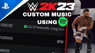 WWE 2K23 - How To Get Custom Music PS5|PS4 (Using Spotify)