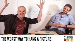 How to mathematically hang a picture (badly).