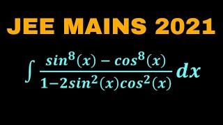JEE MAINS 2021 Integration solved question | jee mains previous year question calculus | highermaths