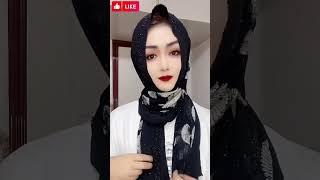 Stunning Wedding Hijab Tutorial | Turkish Hijab | Wearing Hijab #shorts