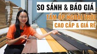 Review chi tiết và báo giá tấm ốp ngoài trời cao cấp và giá rẻ | Tấm ốp gỗ nhựa ngoài trời | Haroma