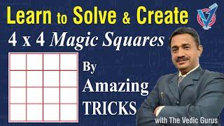 Solve & Create 4 X 4 Magic Squares