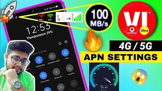 Vi APN Settings 4G/5G | Vi Network Problem Solution | Vi Internet Not Working | Vi Net Problem | Fix