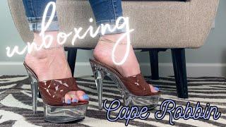 Cape Robbin High Heel Platform Mules Unboxing