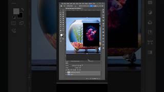 How to Auto Blend Layer in Photoshop 2025 #photoshoptutorial #graphicdesign #shorts