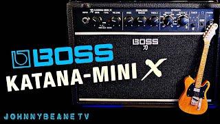 Boss Katana Mini X Demo with Custom EVH Wolfgang Guitar | Unboxing & Review. 12/28/24