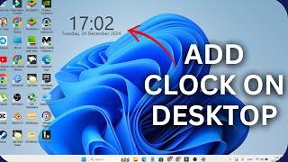 How to Add a Clock Widget in Windows 11