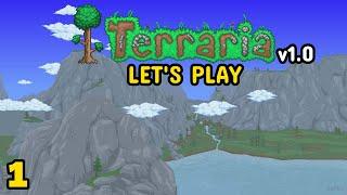 Surviving my FIRST night in Terraria 1.0 in 2023! | Terraria 1.0 (#1)