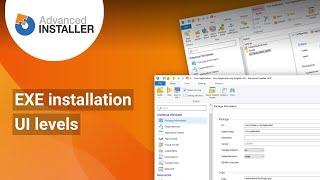 EXE installation - UI levels