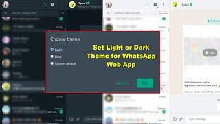 How to Change WhatsApp Web Theme to Light or Dark